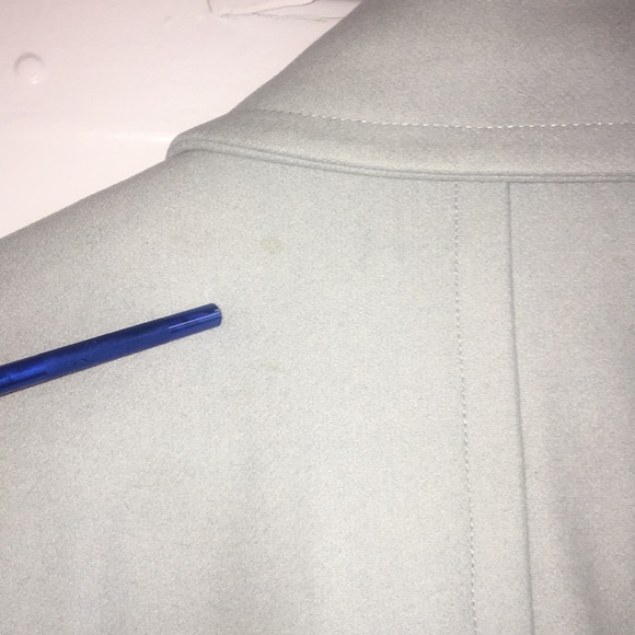 REISS Belted Wool Coat Light Blue Size XS - Picture 8 of 11